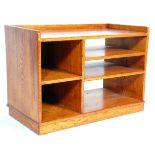 An 20th Century oak office storage unit / entertai