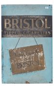 ORIGINAL ADVERTISING SIGN FOR BRISTOL TIPPED CIGAR