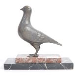 WWII MESSENGER PIGEON BRONZED MEMORIAL STATUE