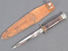 WWII SECOND WORLD WAR - UNUSUAL SHEFFIELD MADE DAGGER