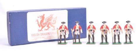 WELSH DRAGON MINIATURES - 45TH DUNBAR REGT LEAD FIGURE SET