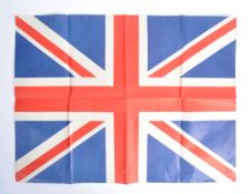 RARE WWII PAPER UNION JACK IDENTIFICATION / CELEBRATION FLAG