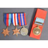 WWII MEDAL GROUP & KOREA UNITED NATIONS MEDAL