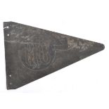 RARE WWI FIRST WORLD WAR RFC FLYING CORPS METAL FLAG