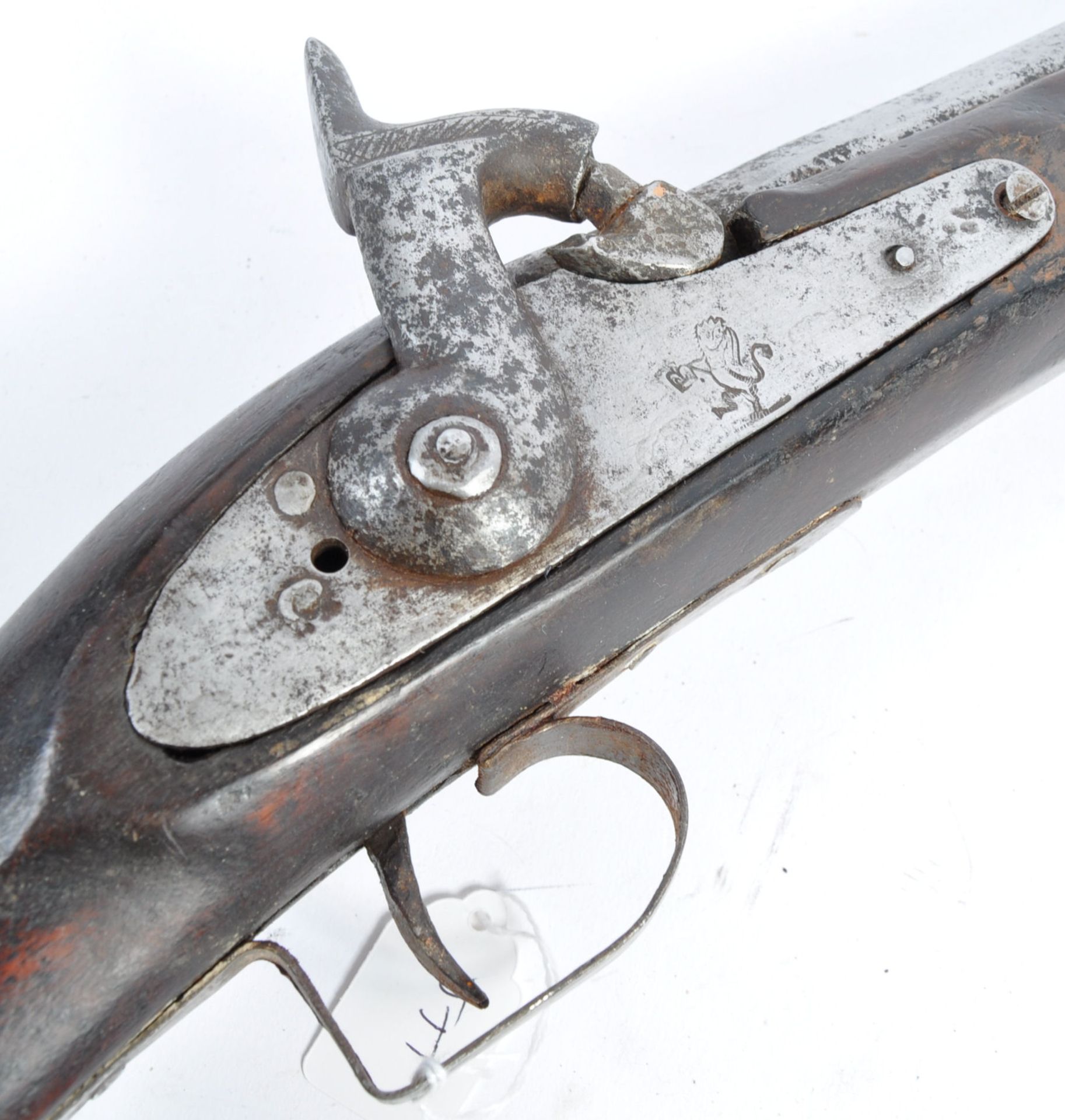 18TH CENTURY EAST INDIA COMPANY FLINTLOCK CARBINE RIFLE - Bild 3 aus 5