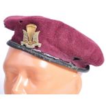 WWII SECOND WORLD WAR CANADIAN PARACHUTE CORPS BERET