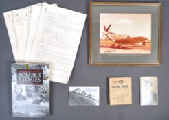 COLLECTION OF ASSORTED WWII RAF RELATED ITEMS & EPHEMERA