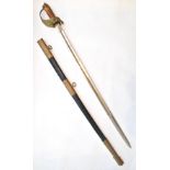 GEORGE VI 1827 PATTERN BRITISH NAVY OFFICERS SWORD