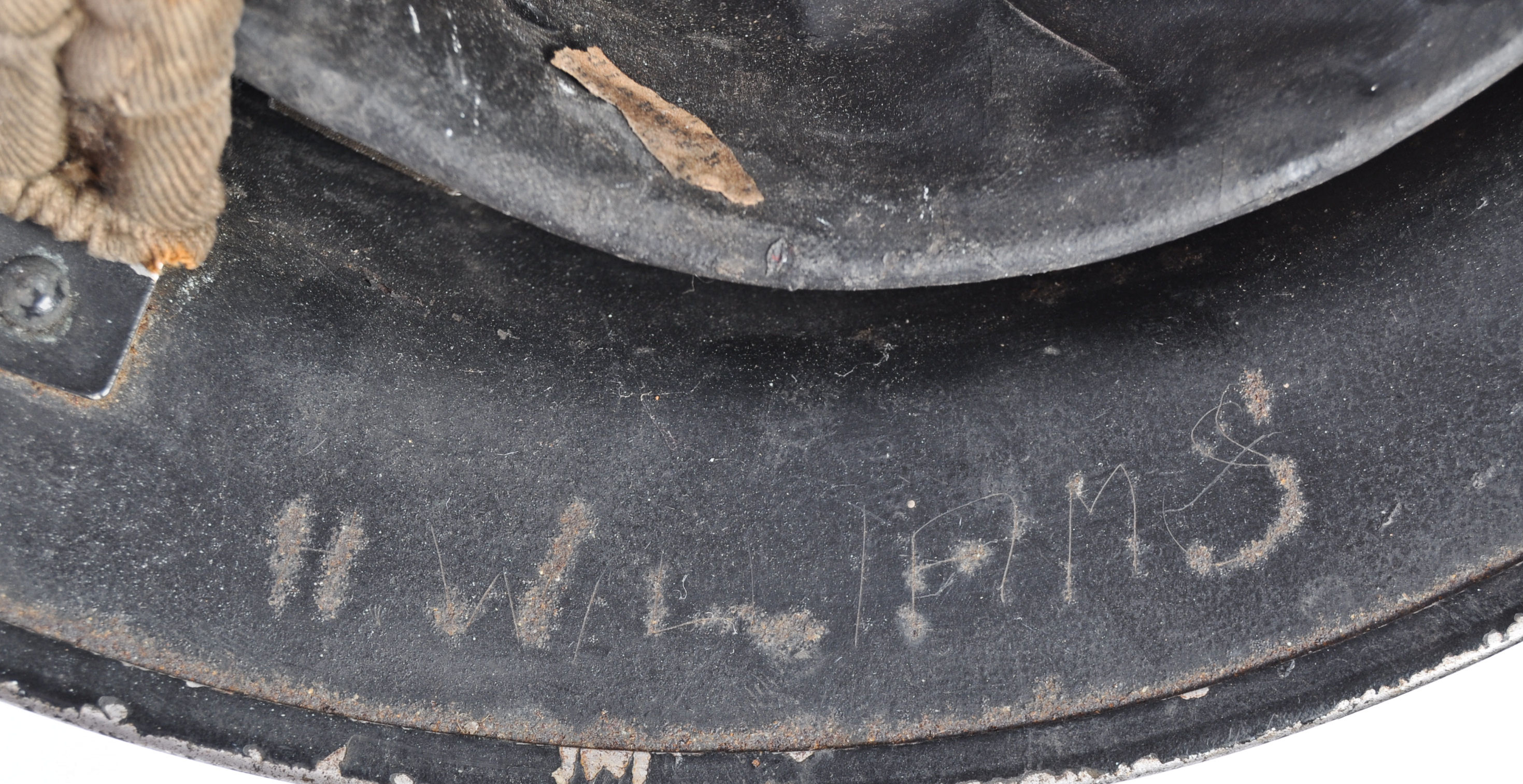 RARE WWII UPPER THAMES PATROL STEEL BRODIE HELMET & MAP - Image 5 of 6