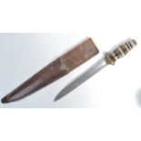 UNUSUAL WWII SECOND WORLD WAR BAYONET CONVERTED TO KNIFE