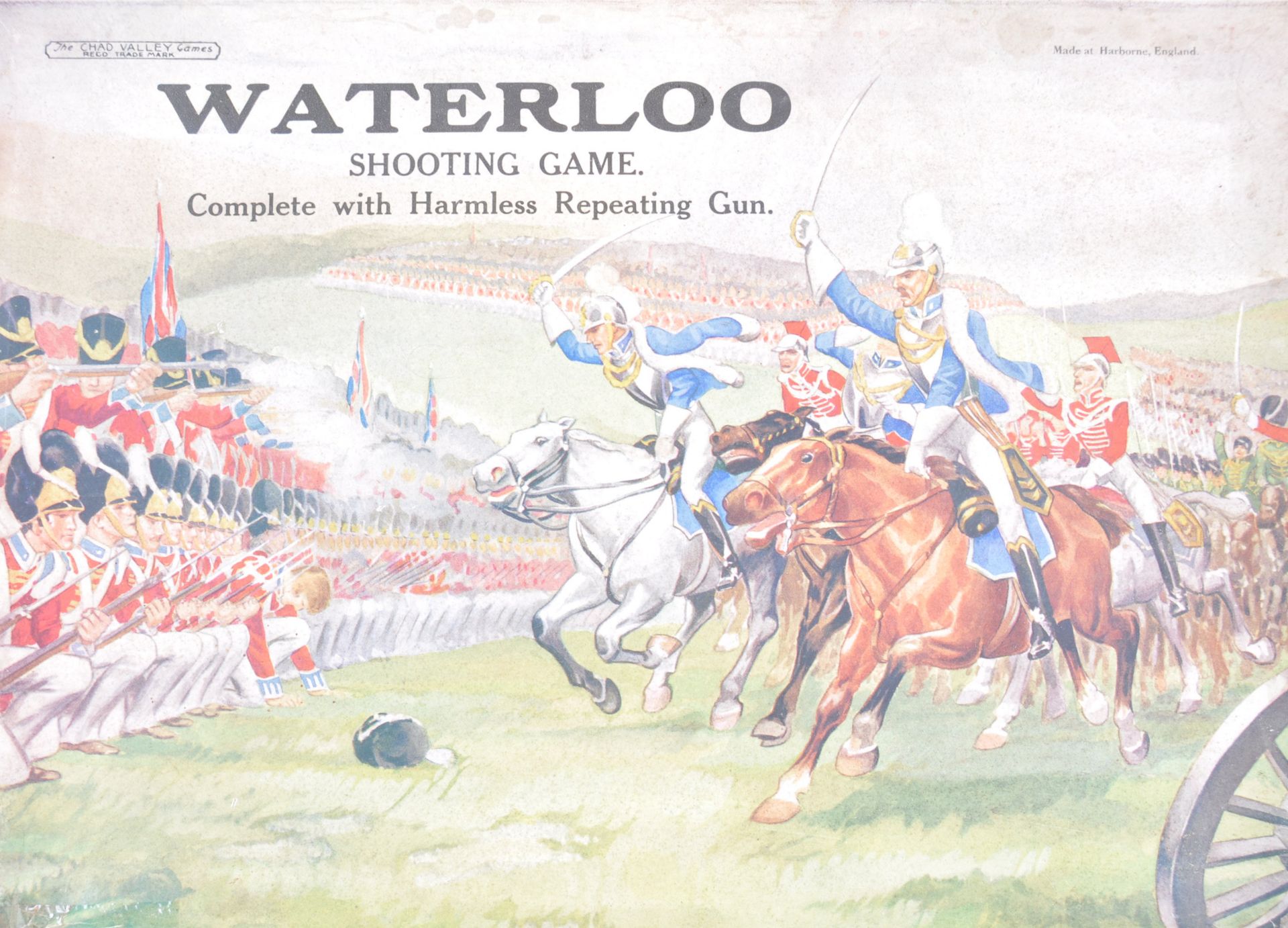 RARE 1940'S CHAD VALLEY ' WATERLOO ' MILITARY BASED SHOOTING GAME - Bild 4 aus 5