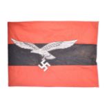 LARGE WWII RELATED GERMAN LUFTWAFFE ARTILLERY REGIMENT FLAG