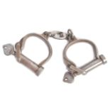 RARE PAIR OF WWII AIR MINISTRY POLICE HANDCUFFS