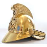 REPLICA VICTORIAN MERRYWEATHER PATTERN BRITISH FIREMAN HELMET