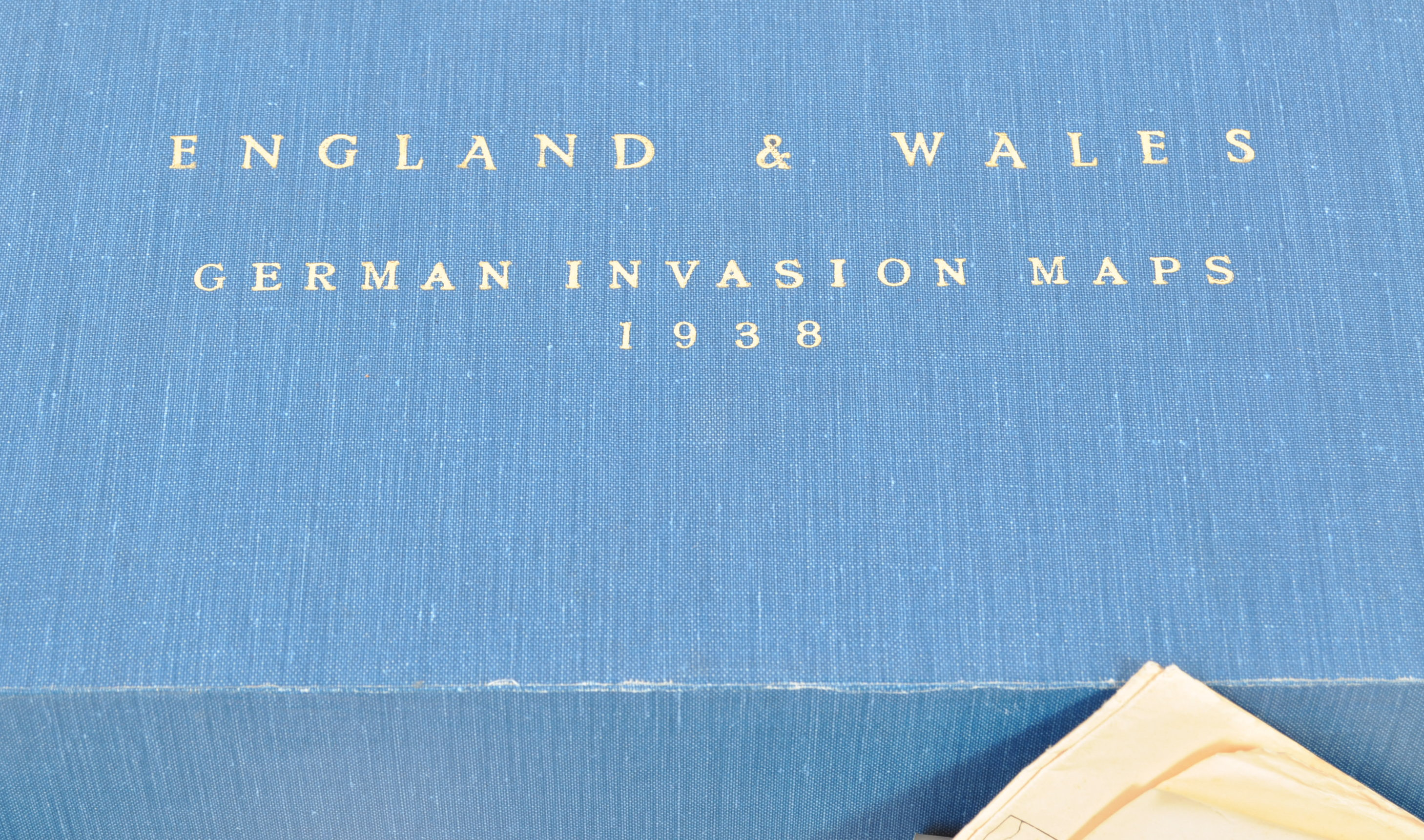 RARE WWII COMPLETE SET OF GERMAN INVASION MAPS OF WALES & ENGLAND - Image 2 of 6