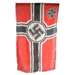 RARE ORIGINAL WWII GERMAN THIRD REICH KRIEGSMARINE FLAG