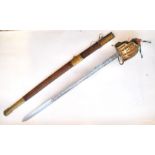 REENACTMENT BRITISH 1860 PATTERN OFFICERS SWORD