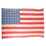 RARE ORIGINAL WWII AMERICAN FORCES IN ITALY BATTLE FLAG