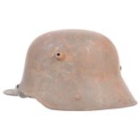 CAPTURED BY CAPTAIN HUBERT WILLIAM PONSONBY - WWI GERMAN HELMET