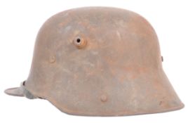 CAPTURED BY CAPTAIN HUBERT WILLIAM PONSONBY - WWI GERMAN HELMET