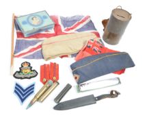 COLLECTION OF ASSORTED MILITARY RELATED MEMORABILIA