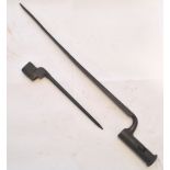19TH CENTURY BRITISH BROWN BESS SOCKET BAYONET AND OTHER