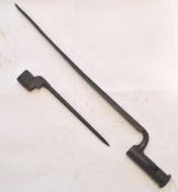 19TH CENTURY BRITISH BROWN BESS SOCKET BAYONET AND OTHER