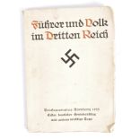 PRE WWII ' FUHRER UND VOLK IM DRITTEN REICH ' CIGARETTE CARD ALBUM