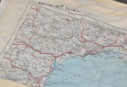 MI9 ESCAPE & EVADE COLLECTION - WWII SILK ESCAPE MAPS OF EUROPE