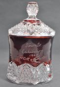 RARE 1920'S CANADIAN NATIONAL EXHIBITION TORONTO GLASS JAR