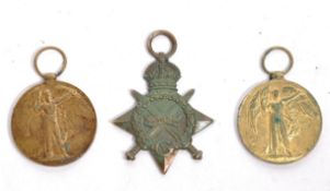 WWI FIRST WORLD WAR MEDALS - SAILOR IN THE ROYAL NAVY