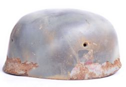 WWII GERMAN LUFTWAFFE HELMET - AGED RE-ENACTMENT EXAMPLE