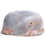 WWII GERMAN LUFTWAFFE HELMET - AGED RE-ENACTMENT EXAMPLE