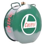 UNUSUAL TIN CIRCULAR OIL CAN FOR CASTROL