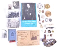 COLLECTION OF ASSORTED WWII SECOND WORLD WAR MILITARIA