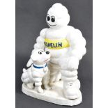 MICHELIN TYRES BIBENDUM AND DOG CAST IRON FIGURE