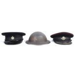 WWII ST JOHN'S AMBULANCE OFFICER COLLECTION - BRODIE & CAPS