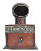 RARE UNUSUAL WWII AIR RAID PRECAUTIONS COLLECTION MACHINE