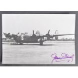 JAMES ' JIMMY ' STEWART - RARE AUTOGRAPHED PHOTO OF HIS LIBERATOR