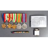 WWII SECOND WORLD WAR MEDAL GROUP & EFFECTS