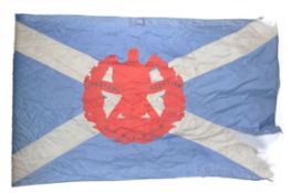 RARE WWI FIRST WORLD WAR ERA LIVERPOOL SCOTTISH REGIMENT FLAG