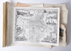 LARGE COLLECTION OF ASSORTED WWII ERA PAPER MAPS