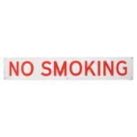 VINTAGE WWII ' NO SMOKING ' ENAMEL SIGN FROM RAF DEBDEN