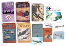 COLLECTION OF WWII AVIATION AUTOGRAPHS & RELATED BOOKS