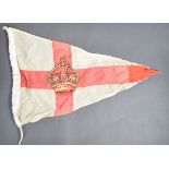 WWI ERA ROYAL YACHT STANDARD FLAG - USED AT DUNKIRK