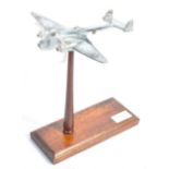 WWII HANDLEY PAGE HAMPDEN BOMBER ALLOY STATUE ON BASE
