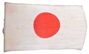 LARGE VINTAGE WWII ERA JAPANESE FLAG - RED & WHITE