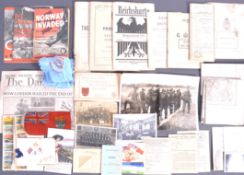 COLLECTION OF ASSORTED WWII RELATED EPHEMERA