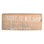 WWII SPITFIRE AIR MINISTRY TRANSIT CRATE SECTION