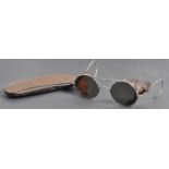 RARE PAIR OF WWII RAF PILOT'S FOLDING SUN GLASSES & CASE